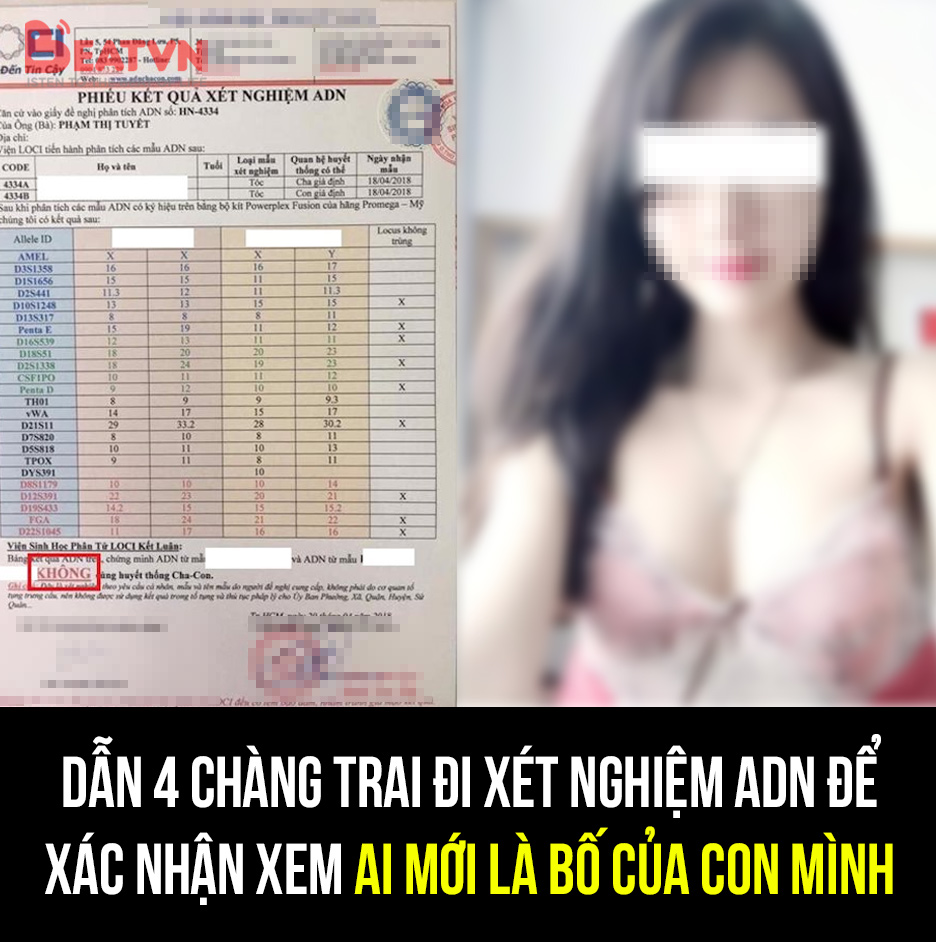 XÉT NGHIỆM ADN CHA CON TRƯỚC KHI SINH KHÔNG XÂM LẤN