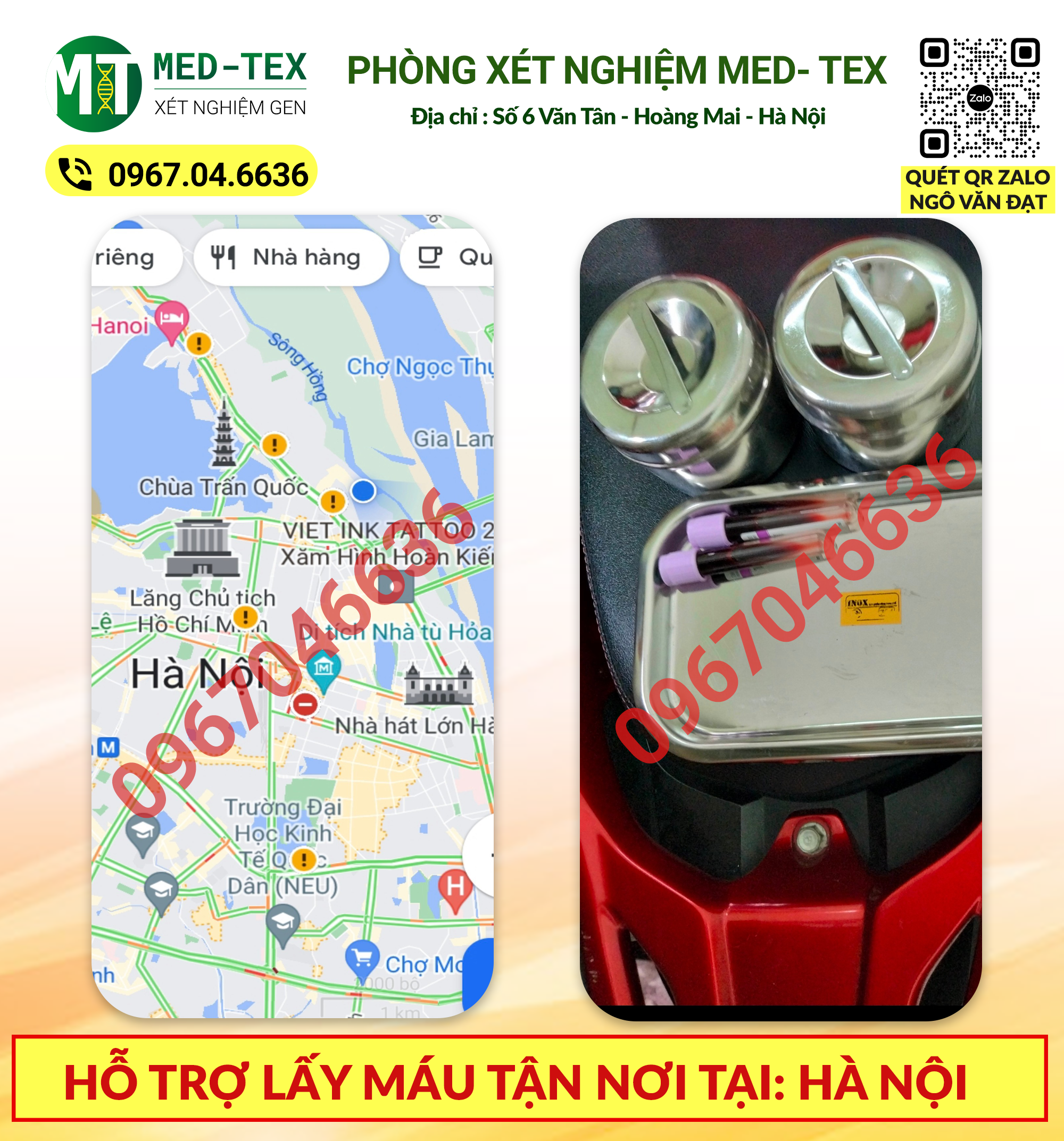 MED-TEX lấy mẫu xét nghiệm tại nhà trên toàn quốc – Miễn phí